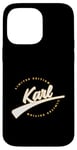 Coque pour iPhone 14 Pro Max Funny Personalized First Name Design for Karl