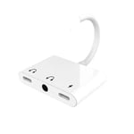 Lightning-mikrofoni-äänikaapeli Aux Jack Dual USB Hub HDMI-sovitin 4K AV TV OTG Lataus iPhone 12/11Pro/11/XS//X/8/iPad~29853