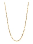 Men's Gold Figaro Chain In 3Mm Halsband Smycken Gold Nialaya