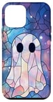 Coque pour iPhone 12 mini Coque Halloween Fantôme Effet Vitrail