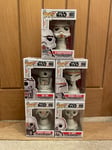 Funko POP Star Wars Holiday Snowman Stormtrooper, R2-D2, Boba Fett, Darth Vader