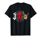 I Love Rock N' Roll Graphic Tee Shirt, Rock And Roll Design T-Shirt