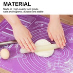 (a)Large Baking Mat Scale Design Silicone Pastry Non Stick Sheet For Cake Dough