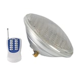 Lampe de Piscine,RGBW 40W Lampe de Piscine PAR56,LED Spot Piscine Etanche IP68,12V DC-AC,avec télécommande