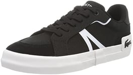 Lacoste Homme L004 Baskets, Blk/WHT, 45 EU