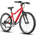 PROMETHEUS BICYCLES PRO® barncykel 24 tum, röd svart CRIMSON RED