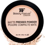 Beauty Forever Matte Pressed Powder, Oil Free & Lightweight, 8gms (02 Pink Glow