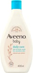 Aveeno Baby Hair & Body Wash 400ml Daily Care Gentle Formula, Tear-Free