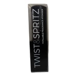 Twist & Spritz Perfume Atomiser 8ml Black Metallic Brushed