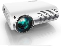 Videoprojecteur,18000 Lumens Video Projecteur Full Hd 1920 X 1080P Retroprojecteur Avec Reglage Trapezoïdal 4D Et Fonction De Zoom,Soutien 4K Et Son Hifi,Projecteur Led Usb Pour Home Cinema