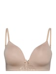 Michelle Light Padded Soft Bra Lingerie Bras & Tops Soft Bras Non Wired Bras Beige Dorina