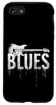 Coque pour iPhone SE (2020) / 7 / 8 Musique Blues pour guitare électrique vieilli