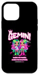 Coque pour iPhone 12 mini Gemini Dollz Brat Y2K Rétro Esthétique Grunge E-Girl Produit