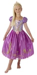 Disney Prinsessan Rapunzel Deluxe Klänning Utklädningskläder(Stl. 128/L)