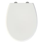 Abattant WC en thermodur - fermeture progressive et déclipsable FALLY - Blanc Brillant