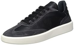 PANTOFOLA D’ORO 1886 Homme League Low Plat Oxford, Cuir Charcoal, 40 EU