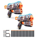 XSHOT Skins Flux Blaster - Jurassic World avec 8 fléchettes de ZURU