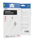 Wave lataava datakaapeli USB-A - Apple Lightning  2m