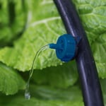 50 pièces/ensemble bleu arroseur jardin Irrigation 360 degrés Mini débit goutteur goutte à goutte tête réglable goutte à goutte émetteur en ligne outils d'écoulement