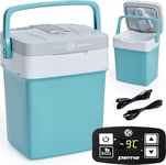 Peme Essential | 26 L | Cool Mint | Thermoélectrique | mode ECO | AC/DC | pour refroidir et réchauffer | Glacière avec prise 12 volts et 230 volts | Mini réfrigérateur pour voiture et camping