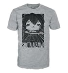 Funko Pop! & Tee: My Hero Academia (MHA) - Hota Shota Aizawa - Small - (S) - T-Shirt - Clothes With Collectable Vinyl Figure - Gift Idea - Toys and Short Sleeve Top for Adults Unisex Men and Women