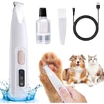 Ny Uppgradering Pet Micro Precision Trimmer  Hundtass Trimmer med LED-ljus Rosa