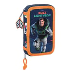 Double Pen Box Buzz Lightyear Navy Blue (28 kpl)