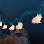 Riaxuebiy 1.65M 10 LED Chambre d'enfant Animal Mignon Chat Guirlande Lumineuse LED pour Lumières de Vacances Mur Fenêtre Arbre Lumières Décoratives Fête Cour Jardin Salon Dortoir Décor (Chat-B)