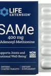 Life Extension - SAMe S-Adenosyl-Methionine, 400mg - 30 enteric coated tabs