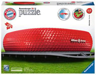 Ravensburger - Puzzle 3D Building - Stade Allianz Arena - A partir de 10 ans - 216 pièces numérotées à assembler sans colle - Accessoires de finition inclus - 12526