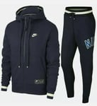 Nike Air Mens Full Tracksuit Set Fleece Hoodie Tracksuit Bottoms Size Large