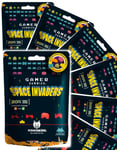 12 stk Offisiell Space Invaders Vingummi 50 g - Hel Eske Gamer Gummies