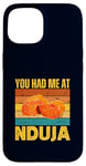 iPhone 15 You Had Me At Nduja Sausage Funny Retro Italian Food Lover Case