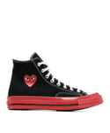 Converse Chuck Comme des Garcons Play Red Sole Size UK 10 US 11 Limited Edition