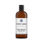 Mystic Moments | Poppy Seed Carrier Oil 500ml - Pure & Natural Oil Perfect for Hair, Face, Nails, Aromatherapy, Massage and Oil Dilution Vegan GMO Free