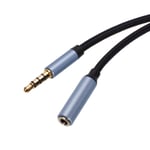 3.5mm Aux Extension Cable Male to Female Audio HiFi Headphone Cord 10ft Blue