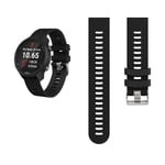 Garmin Forerunner245 Esports/Solar Rannekoru silikonimusta