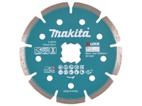 Makita E-02076, Diamant-Kappeskive Med Segmentert Kant, Betong, Granitt, Marmor, 2,22 Cm, 12,5 Cm, 1,6 Mm, 7 Mm