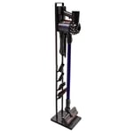 Paxanpax PFC764_16, PFC764Q Cordless Vacuum Cleaner and Accessories Floor Stand for Dyson V11, Vacuum Holder, Rack, Freestanding Metal Design, No Drilling The Wall, Dark Grey