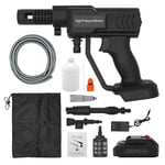 Fai Top Cordless High Pressure Washer Gun,Pressure Washer Portable Jet with Rechargeable Battery,Snow Foam Lance, Adjustable Spray Nozzle,Water Pump 5M Hose-1x1.5 Ah Battery