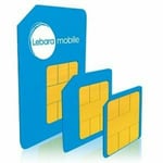 Lebara Mobile Pay As You Go Sim Payg Nano/micro/standard Triple Cut Uk X 2