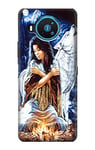 Grim Wolf Indian Girl Case Cover For Nokia 8.3 5G