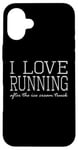 Coque pour iPhone 16 Plus I Love Running after the Ice Cream Truck – Entraînement amusant