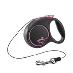 Flexikoppel Black Design 3 m - Rosa / Med Lina / XS