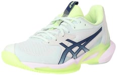 ASICS Women's Solution Speed FF 3 Sneaker, Pale Mint/Blue Expanse, 6.5 UK