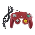 Manette pour Nintendo Wii, Wii U et Gamecube - Rouge - Straße Game ®