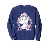 Disney The Aristocats Cute Marie Demure Sketch Chest Frame Sweatshirt