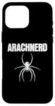 Coque pour iPhone 16 Pro Max Drôle Enthusiast Entomologie Arachnerd Spider Arachnid Nerd