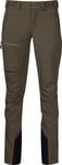 Bergans Women's Breheimen Softshell Pants Dark Green Mud, XL