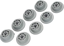 8 X Dishwasher Lower Basket Roller For Bosch SMS40T32GB SMS40C12GB SMS40A08GB